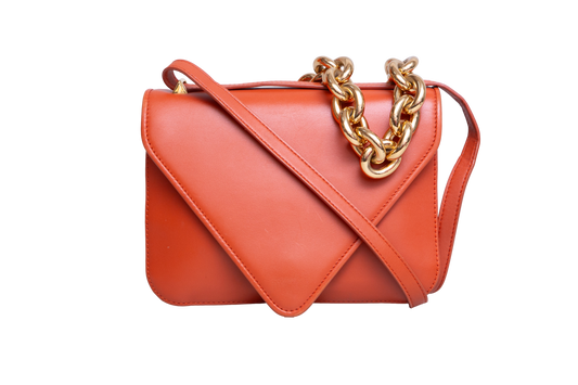 BOTTEGA MOUNT ENVELOPE CROSSBODY ORANGE
