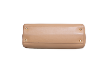 FERRAGAMO VARA BOW DOUBLE HANDLE TOTE BEIGE