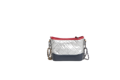CHANEL GABRIELLE SMALL METALLIC AGED NAVY