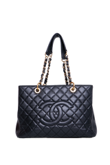 CHANEL GRAND SHOPPING TOTE (GST) CAVIAR BLACK