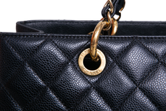 CHANEL GRAND SHOPPING TOTE (GST) CAVIAR BLACK