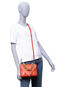 BOTTEGA MOUNT ENVELOPE CROSSBODY ORANGE