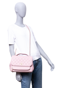 CHANEL BUSINESS AFFINITY CAVIAR LIGHT PINK