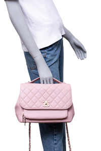 CHANEL BUSINESS AFFINITY CAVIAR LIGHT PINK