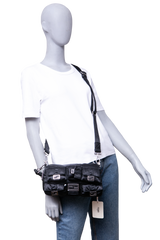 FENDI MULTIPOCKET BAGUETTE NYLON BLACK