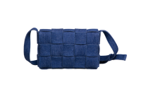 BOTTEGA CASSETTE INTRECCIATO DENIM BLUE