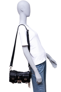 FENDI MULTIPOCKET BAGUETTE NYLON BLACK
