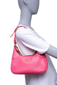 GUCCI APHRODITE SMALL SHOULDER BAG LEATHER PINK