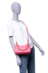 GUCCI APHRODITE SMALL SHOULDER BAG LEATHER PINK