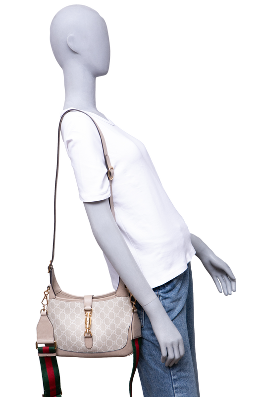 GUCCI JACKIE 1961 SMALL GG SUPREME BEIGE