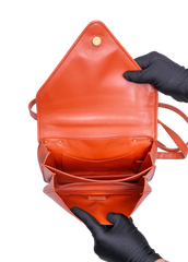 BOTTEGA MOUNT ENVELOPE CROSSBODY ORANGE