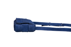 BOTTEGA CASSETTE INTRECCIATO DENIM BLUE