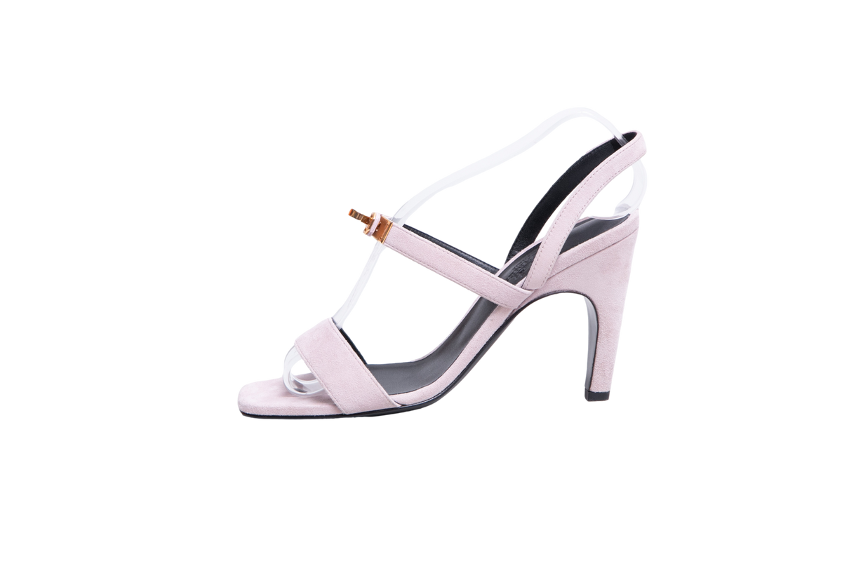 HERMÈS SANDAL GLAMOUR 75 ROSE PORCELAINE