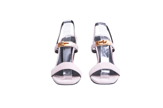 HERMÈS SANDAL GLAMOUR 75 ROSE PORCELAINE