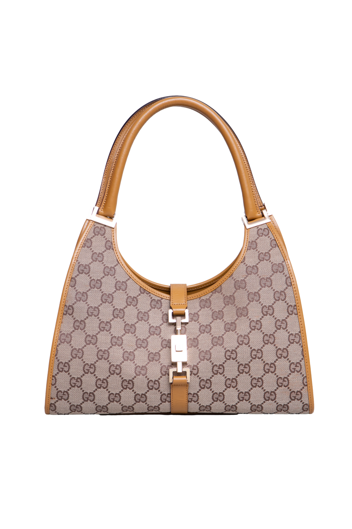 GUCCI JACKIE VINTAGE GG CANVAS SHOULDER