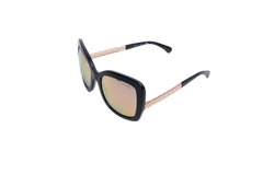CHANEL BUTTERFLY SPRING ACETATE BLACK/ROSE GOLD
