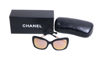 CHANEL BUTTERFLY SPRING ACETATE BLACK/ROSE GOLD