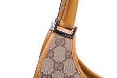 GUCCI JACKIE VINTAGE GG CANVAS SHOULDER