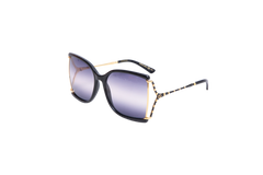 GUCCI SQUARE GG LOGO ACETATE BLACK