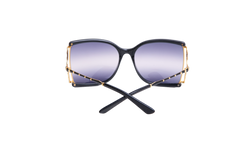 GUCCI SQUARE GG LOGO ACETATE BLACK