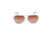 DOLCE & GABBANA AVIATOR METAL GOLD/TORTOISE LENSES GRADIENT