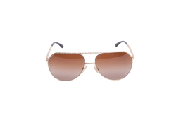 DOLCE & GABBANA AVIATOR METAL GOLD/TORTOISE LENSES GRADIENT