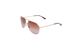 DOLCE & GABBANA AVIATOR METAL GOLD/TORTOISE LENSES GRADIENT