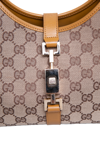 GUCCI JACKIE VINTAGE GG CANVAS SHOULDER
