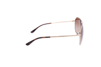 DOLCE & GABBANA AVIATOR METAL GOLD/TORTOISE LENSES GRADIENT