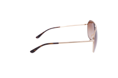 DOLCE & GABBANA AVIATOR METAL GOLD/TORTOISE LENSES GRADIENT