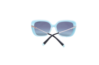 TIFFANY SQUARE OVERSIZED ROD TEXTURED BLACK BLUE GRADIENT