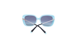 TIFFANY SQUARE OVERSIZED ROD TEXTURED BLACK BLUE GRADIENT