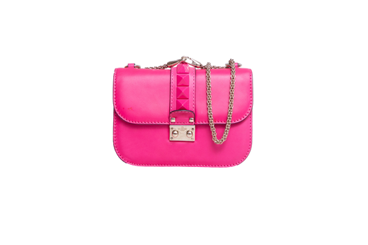 VALENTINO GLAM LOCK SMALL PINK