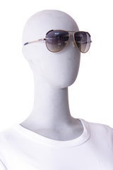 CHLOÉ ERIA AVIATOR METAL GOLD LENSES GRADIENT