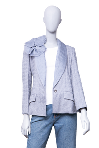 DIOR VESTE DORIA BOUCLE GRIS