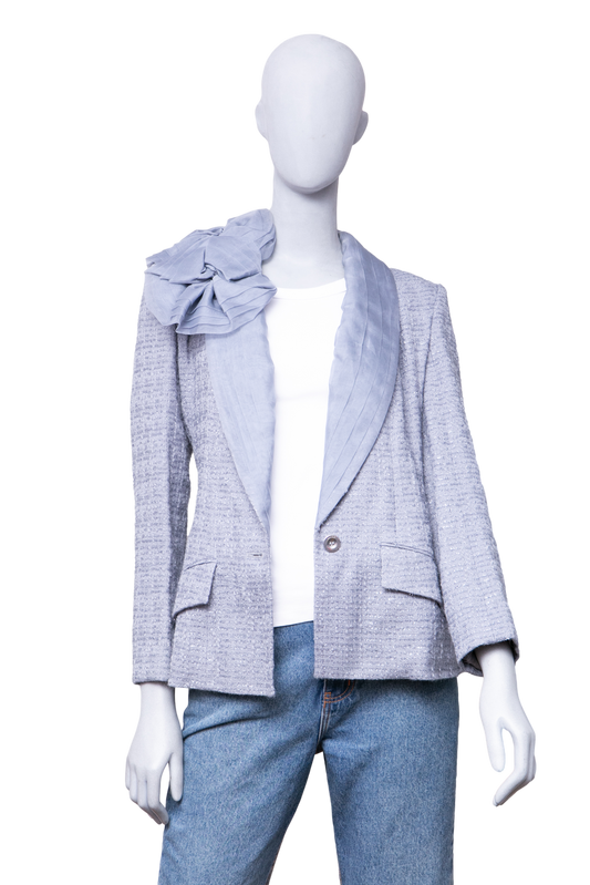DIOR VESTE DORIA BOUCLE GRIS