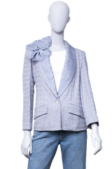 DIOR VESTE DORIA BOUCLE GRIS