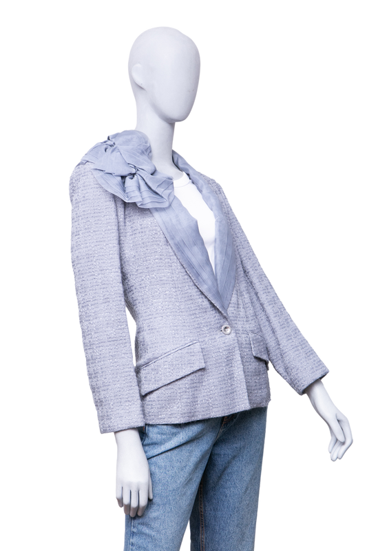 DIOR VESTE DORIA BOUCLE GRIS