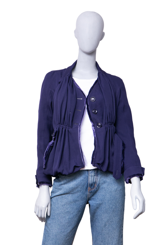 DIOR BLAZER VINTAGE 100% WOOL PURPLE