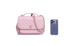 CHANEL BUSINESS AFFINITY CAVIAR LIGHT PINK