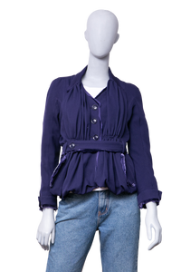 DIOR BLAZER VINTAGE 100% WOOL PURPLE