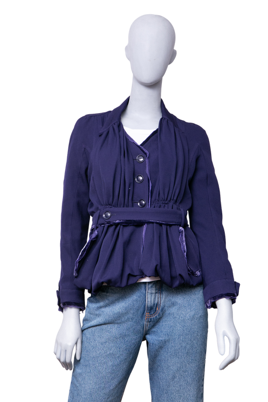 DIOR BLAZER VINTAGE 100% WOOL PURPLE