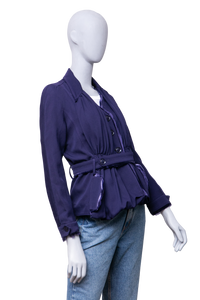 DIOR BLAZER VINTAGE 100% WOOL PURPLE