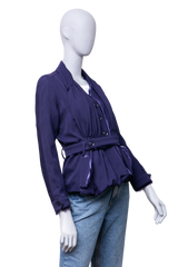 DIOR BLAZER VINTAGE 100% WOOL PURPLE