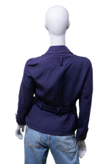 DIOR BLAZER VINTAGE 100% WOOL PURPLE