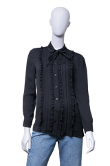 GUCCI SHIRT BLACK LONG SLEEVE