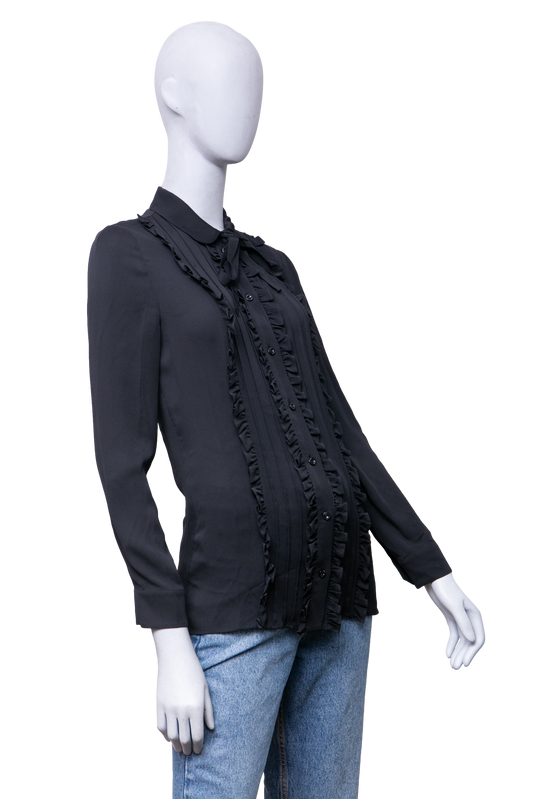 GUCCI SHIRT BLACK LONG SLEEVE