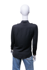 GUCCI SHIRT BLACK LONG SLEEVE