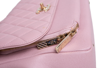 CHANEL BUSINESS AFFINITY CAVIAR LIGHT PINK