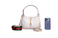 GUCCI JACKIE 1961 SMALL GG SUPREME BEIGE